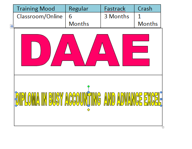 Course - Diploma in Computer Application - 6 Month